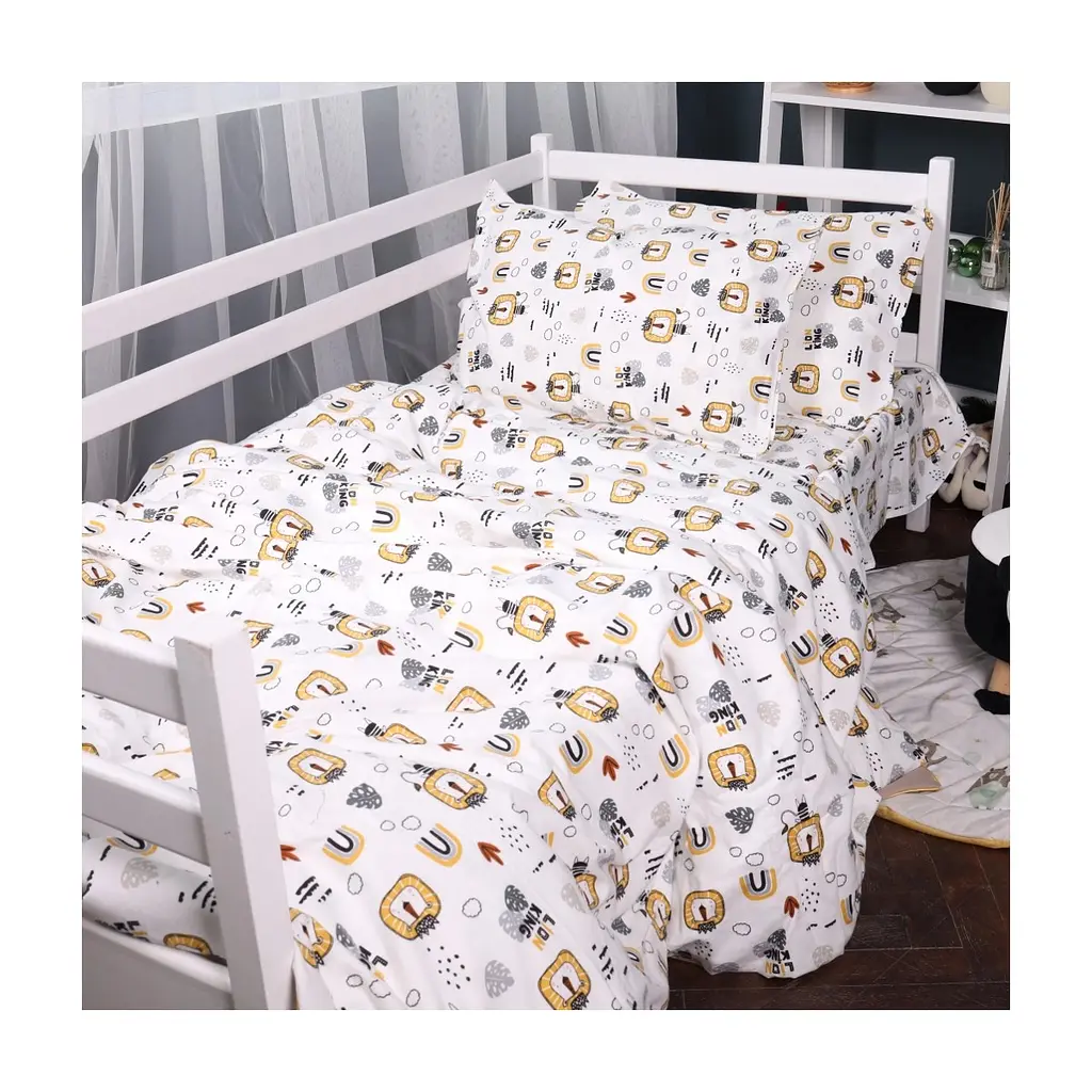Постільна білизна MirSon 014 Lion Фланель 220x240 King Size (2200009655074) - фото 3