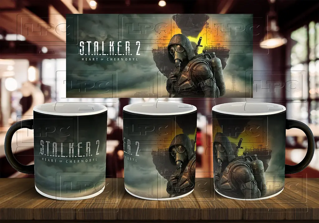 Чашка "Stalker 2 " 330 мл Хамелеон глянцевий червоний
