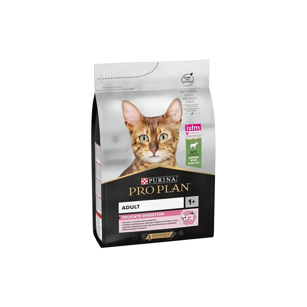 Сухий корм для кішок Purina Pro Plan Delicate Lamb зі смаком ягняти 3 кг (7613035846708) - фото 2
