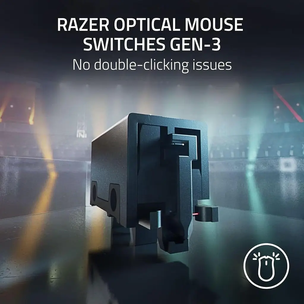 Бездротова миша Razer DeathAdder V3 PRO and HyperPolling Wireless Dongle (RZ01-04630300-R3WL) - фото 8