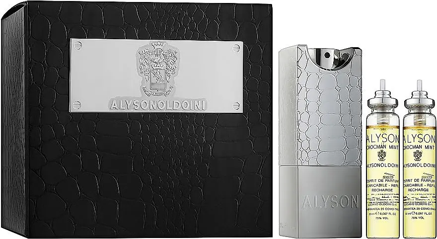 Оригінал Набір Alyson Oldoini Chocman Mint (edp 3 x 20ml + case)