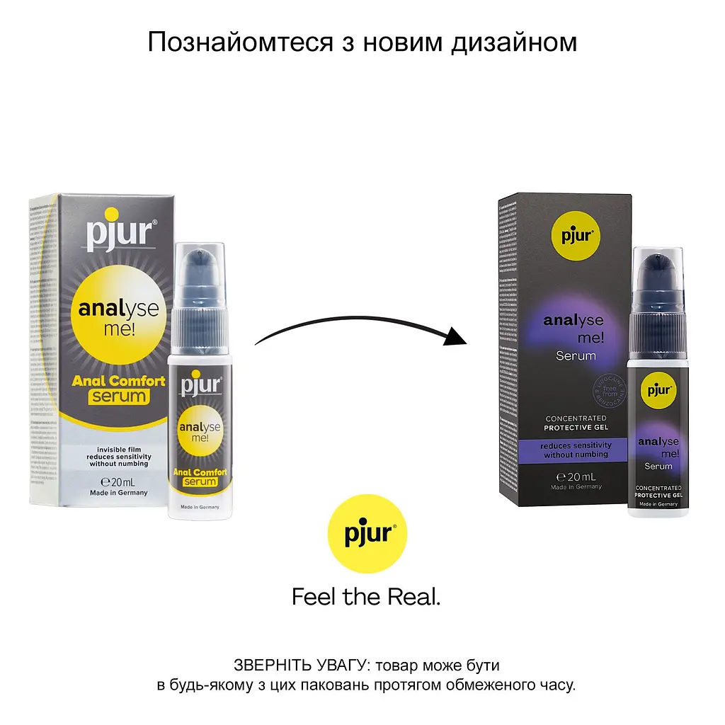 Розслаблювальна анальна сироватка pjur analyse me! Serum 20 мл, утворює плівку, без анестетиків - фото 3