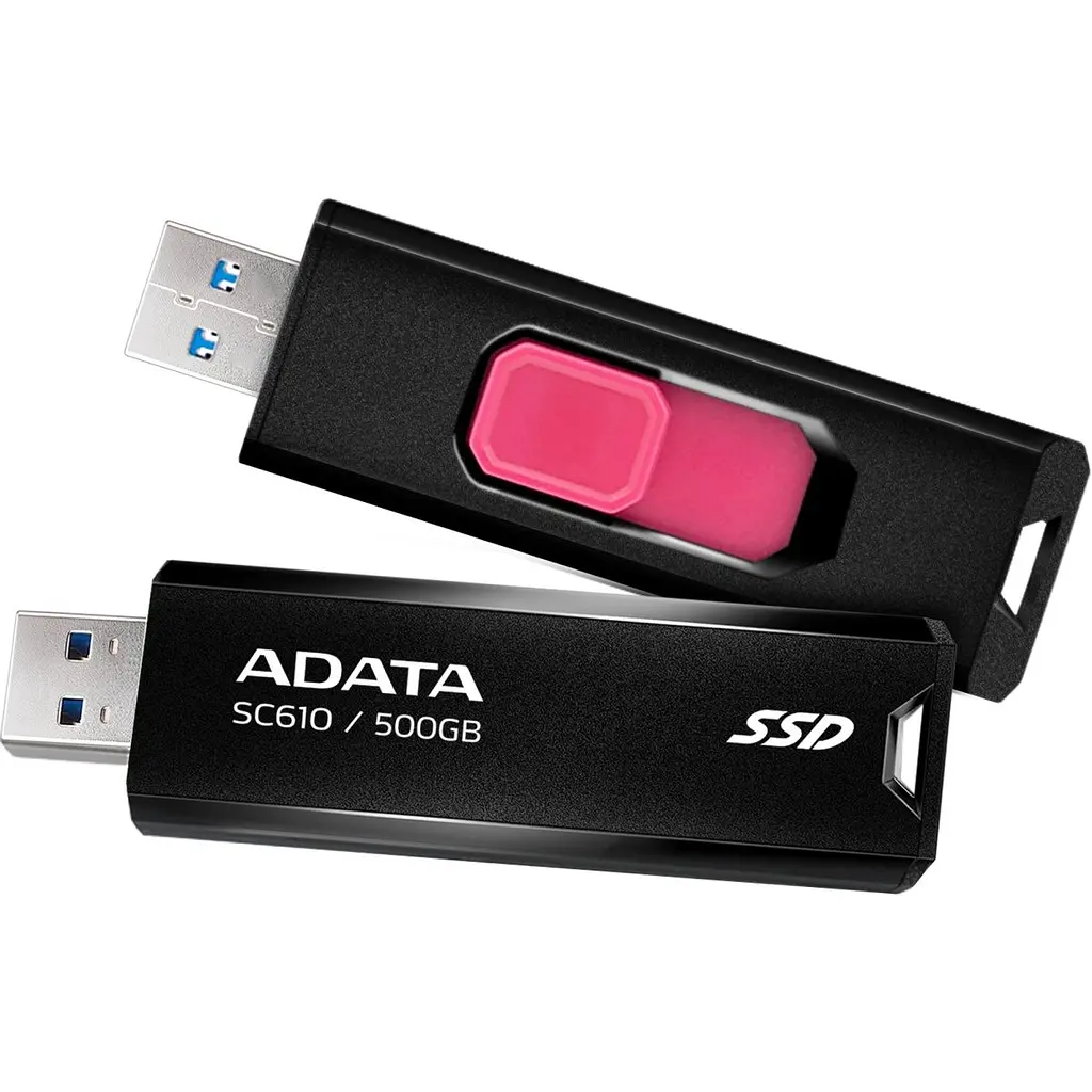 Зовнішній SSD накопичувач ADATA SC610 500GB Black (SC610-500G-CBK/RD) [168832] - фото 5