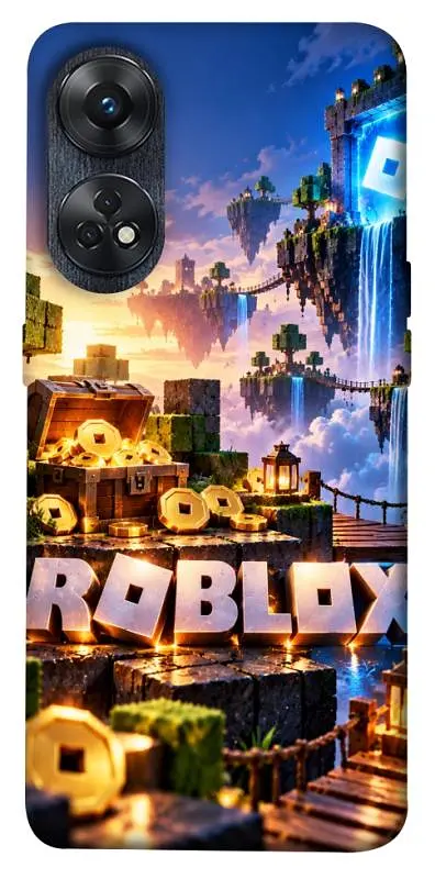 TPU чохол Demsky Golden quest для Oppo Reno 8 T 4G