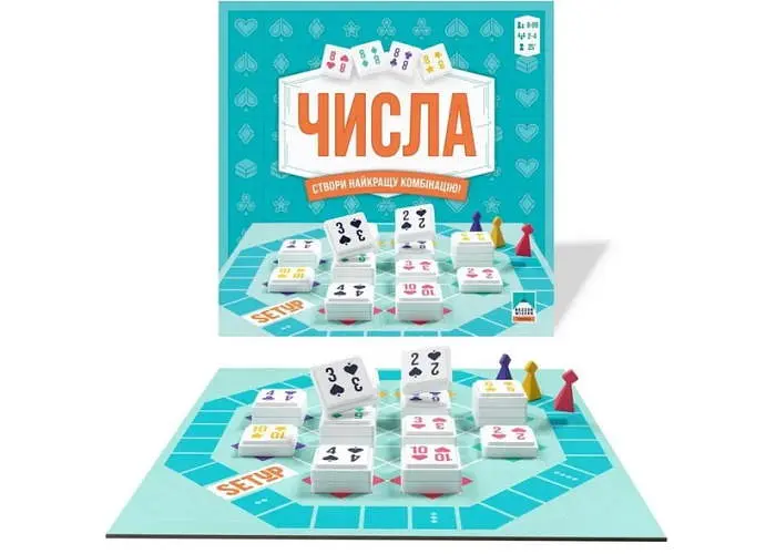Настольная игра Asmodee Числа (SETUP) (укр.) (BZZSET0101UA) - фото 4