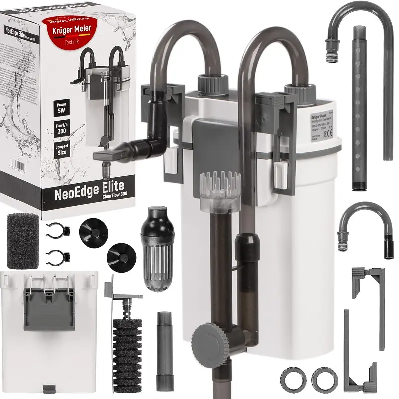 Зовнішній фільтр Kruger Meier NeoEdge Elite 800 зі скіммером для акваріумів 40–80 л - фото 16