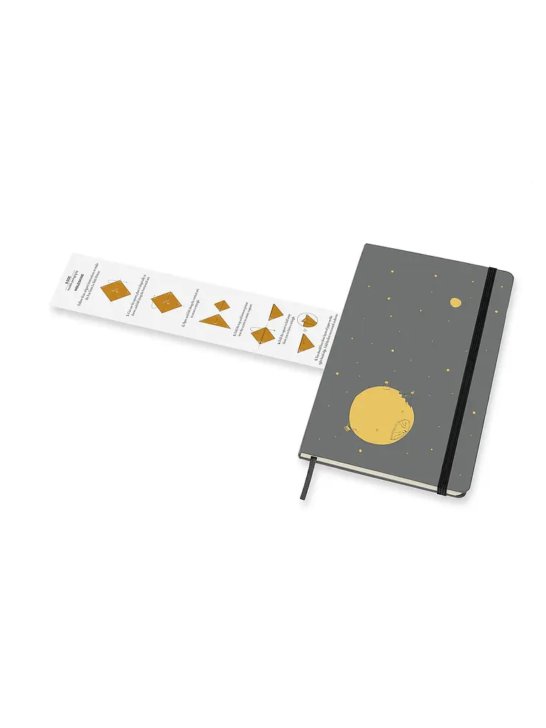 Записник Moleskine Le Petit Prince середній, Нелінований Сірий (LEPP03QP062C) - фото 5