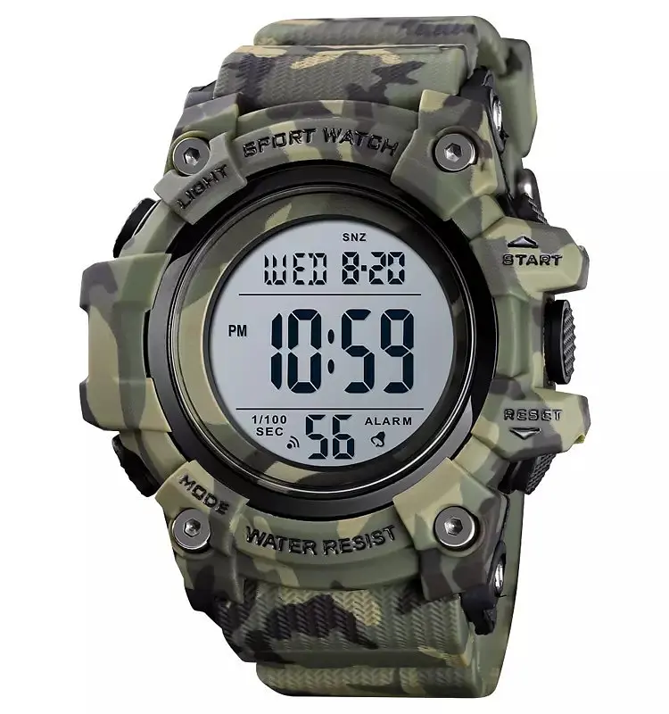 Наручний годинник чоловічий Skmei 1552 Camouflage Green, 1552CMGN (17154) - фото 2