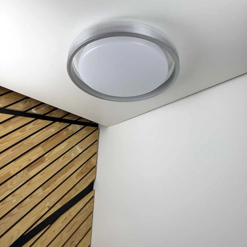 Світильник LED smart HELIX+пульт 60W 3000-6000K IP20 срібний Violux ( 220255 ) - фото 4