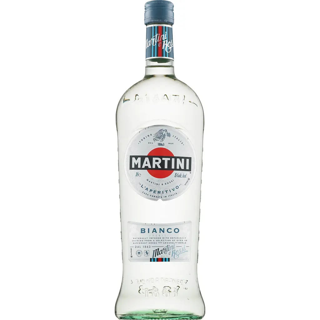 Упаковка вермуту Martini Bianco 15% 6 л (1 л x 6 шт.) - фото 2