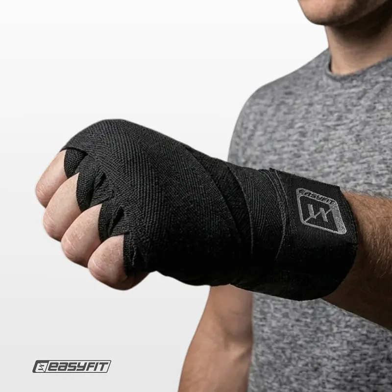 Бинти для боксу EasyFit EF-0373-30-bk, FlexWrap, чорний 3 м - фото 5