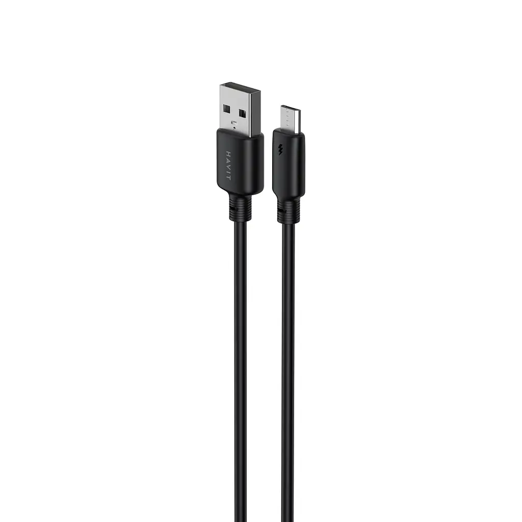 Кабель USB - Micro USB HAVIT CB300C 3A 1м Black HAVIT (28572-000) - фото 3