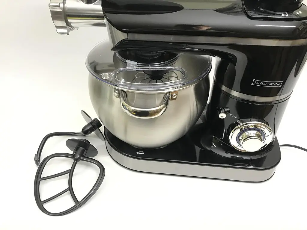 Кухонний комбайн, тістоміс, блендер 3 в 1 Royalty Line Black RL-PKM-2200 - фото 4