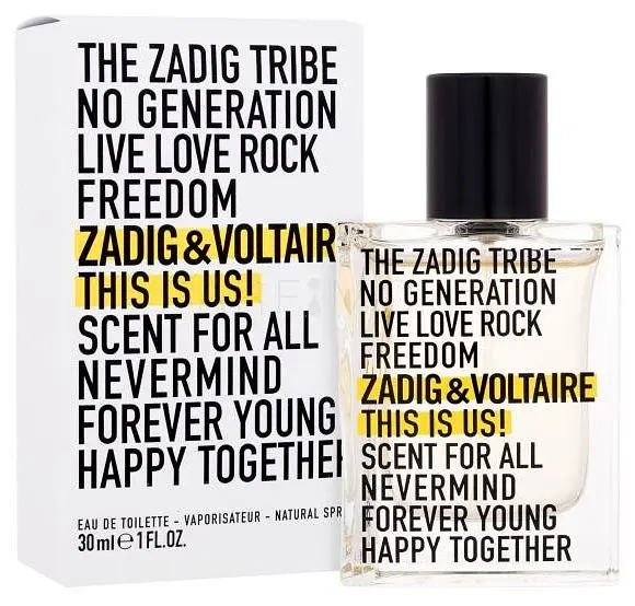 Оригінал Zadig & Voltaire This Is Us 30 мл Туалетна вода - фото 2