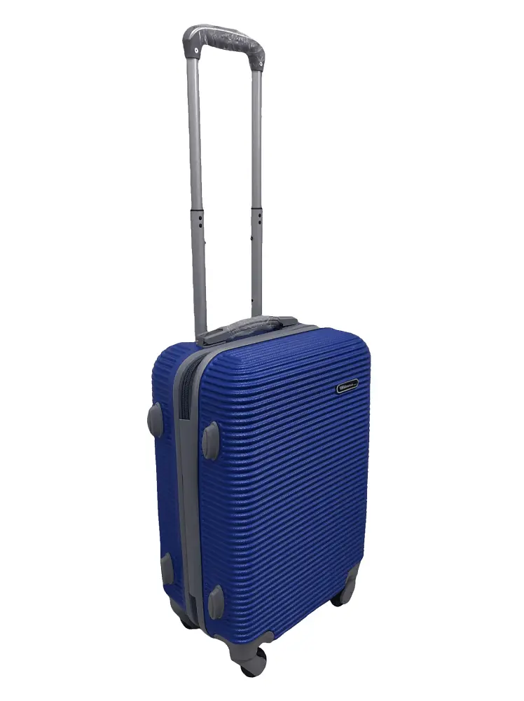 Валіза маленька S ABS-пластик Milano bag 004 56,5×39×24см 40л Синій - фото 2