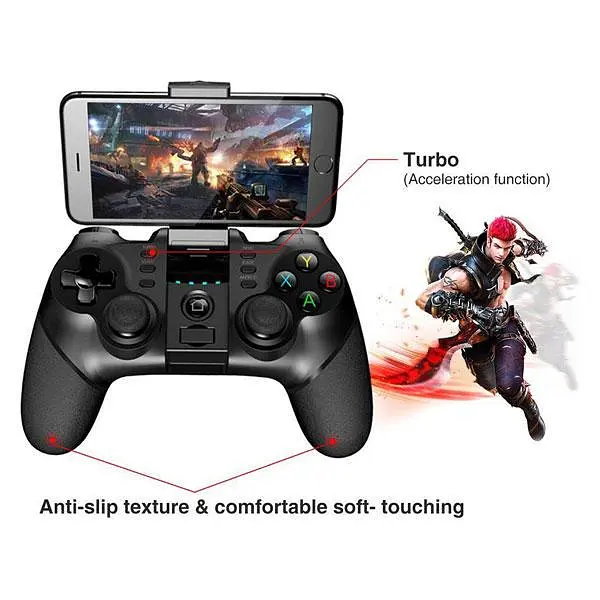 Джойстик ігровий геймпад для телефону Terios T-6 Bluetooth Gamepad для PC/PS3/iOS/Android чорний - фото 7