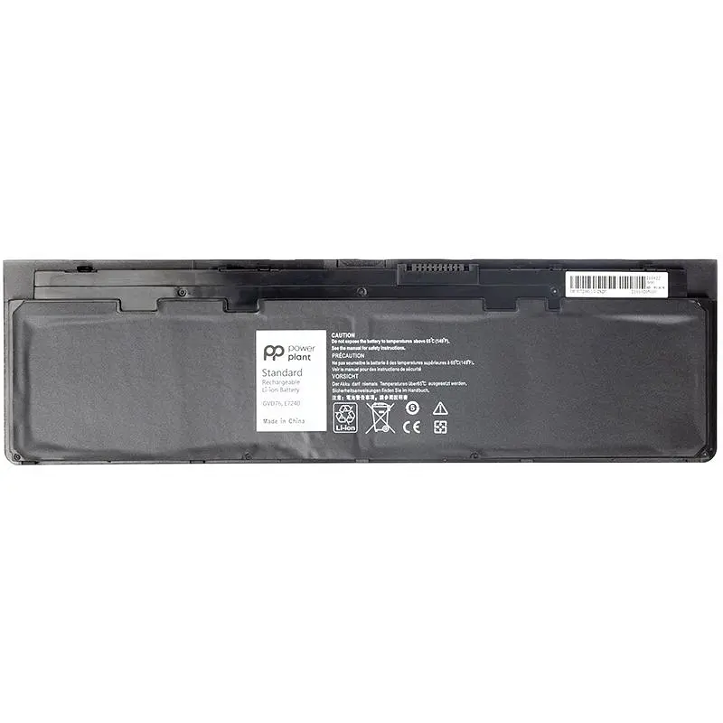 Акумулятор PowerPlant PowerPlant для ноутбуків DELL Latitude E7240 (WD52H, DL7240PJ) 7.4V 4800mAh (NB440740)