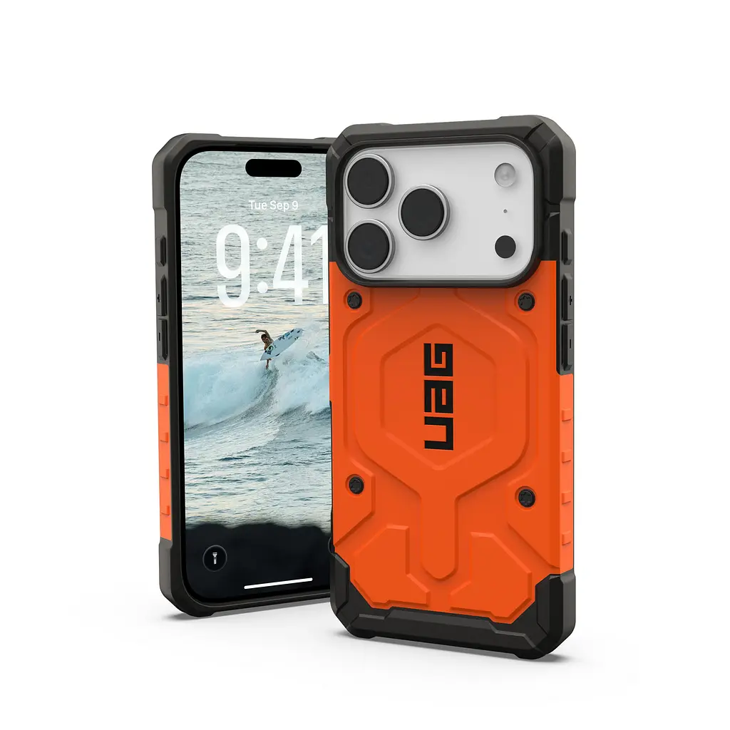 Чехол UAG для iPhone 17 Pro, Pathfinder MagSafe, Orange teh0019367 - фото 8