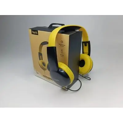 Наушники Havit (HV-H211d) Yellow/Black (HV-H211d) - фото 3