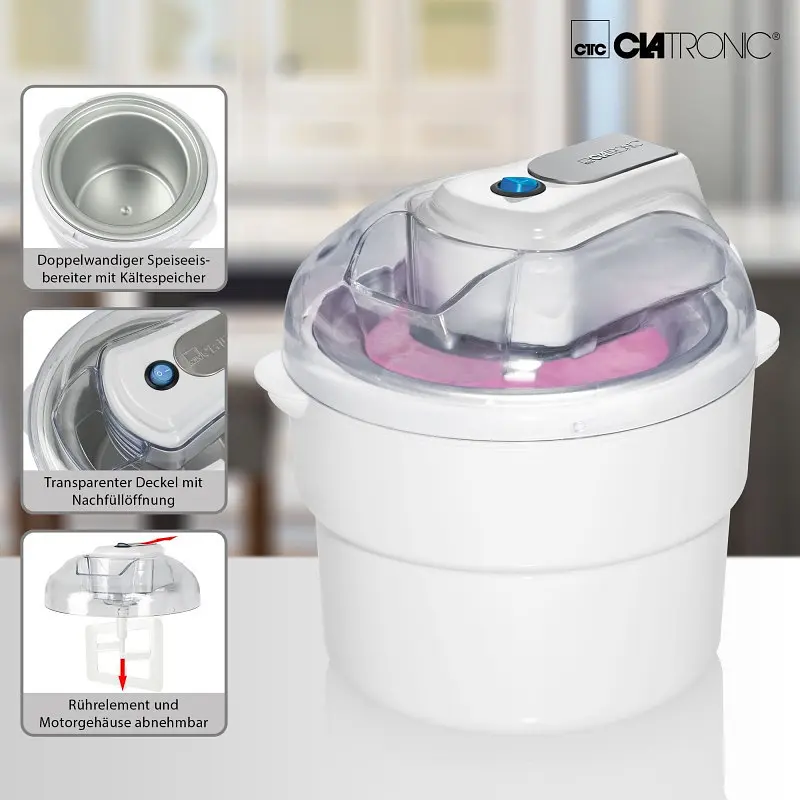 Апарат для морозива CLATRONIC ICM 3581 - фото 4