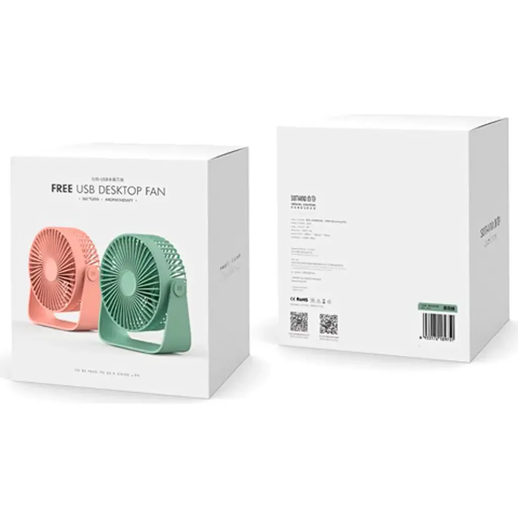 Портативний вентилятор Sothing Fan Aromatherapy GF03 Green - фото 8