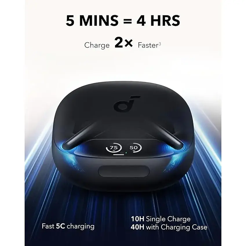 Bluetooth-гарнітура Anker SoundCore Liberty 4 Pro Black Matte (A3954G11) - фото 10