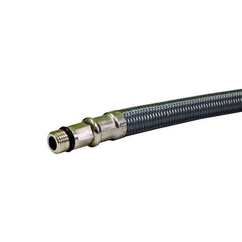 Шланг для смесителя Santan Adell антикоррозия M10х1/2" Г-КШ 42 см 30412 - фото 3