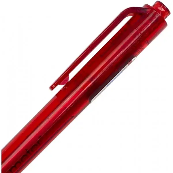 Ручка автоматична кулькова Flair Writometer ball RT 10 км 0,6мм червона (12) (144) 1311 - фото 3