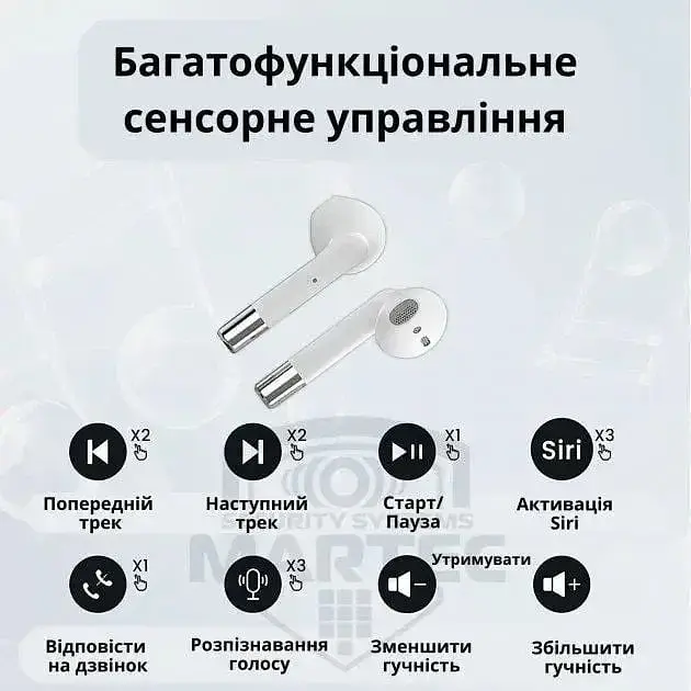 Бездротові навушники АР19 сенсорні Bluetooth  - фото 2