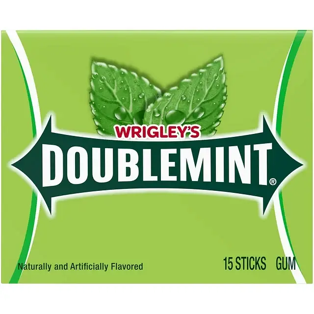 Упаковка жувальних гумок Wrigley's Doublemint Bulk Chewing Gum 8х15шт - фото 5