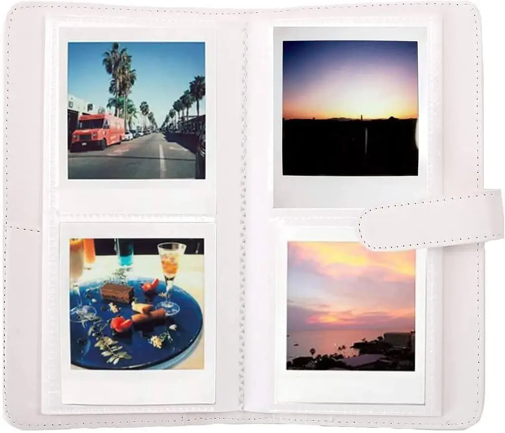 Подарунковий набір фотопринтер Fujifilm Instax SQ Link White, Фотопапір 20 шт, Чохол, Фотоальбом на 80 фото Білий - фото 8