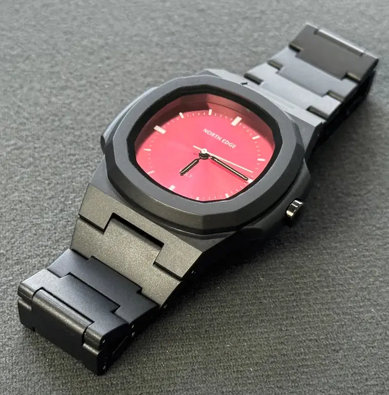 Наручний годинник чоловічий North Edge Volt 5 Bar Чорний (3563) - фото 9
