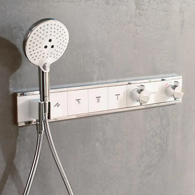 Термостат прихованого монтажу Hansgrohe RainSelect 15357400, Білий - фото 2