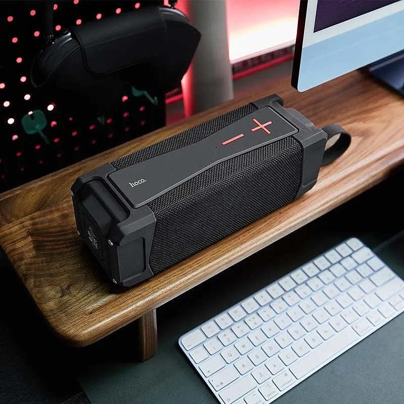 Портативна колонка Hoco HC6 Magic Bluetooth V5.0 IPX5 4000mAh 10 Вт Black (27659_1837146) - фото 4