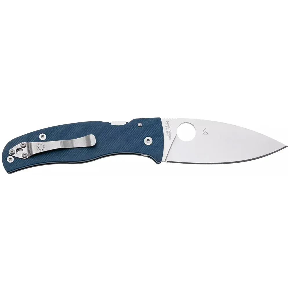 Ніж Spyderco Bodacious CPM SPY27 G-10 Cobalt Blue - фото 2