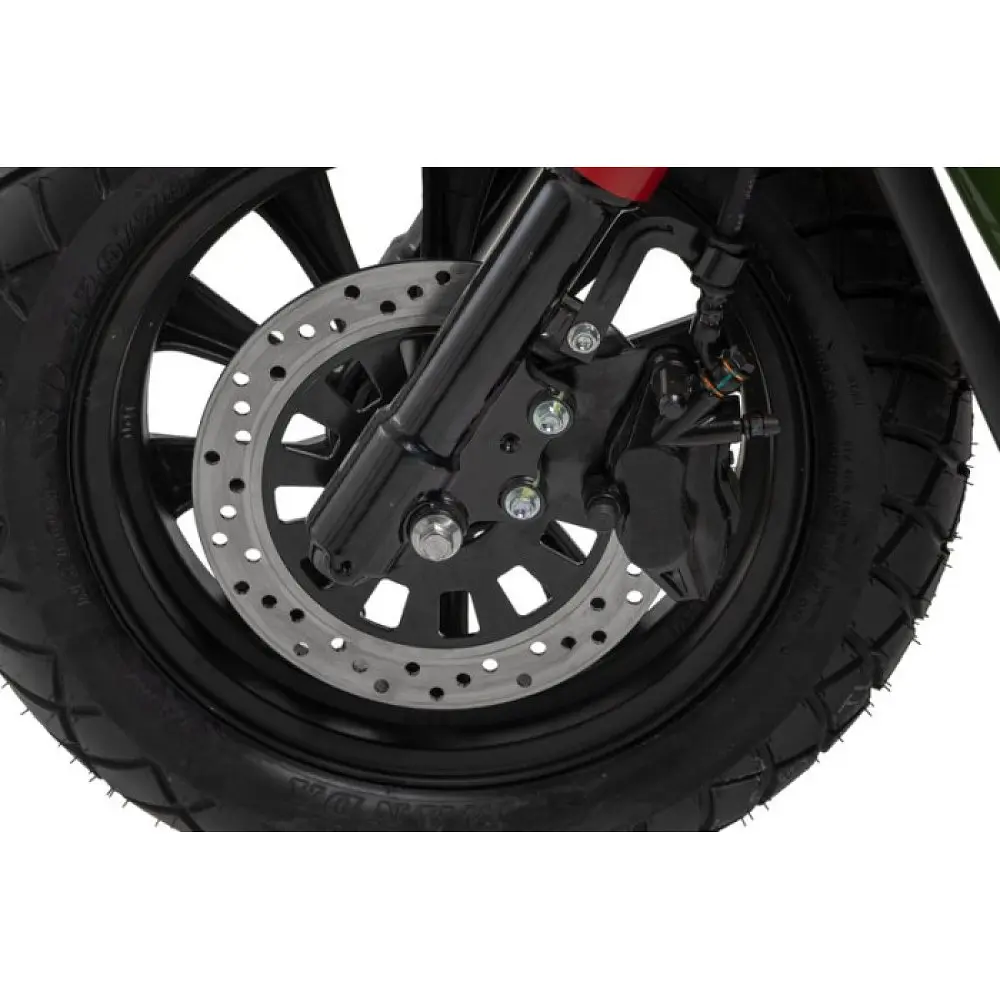 Электроскутер Двухместный Crosser CR-21 (2500W 76.8V/40Ah) Зеленый - фото 8