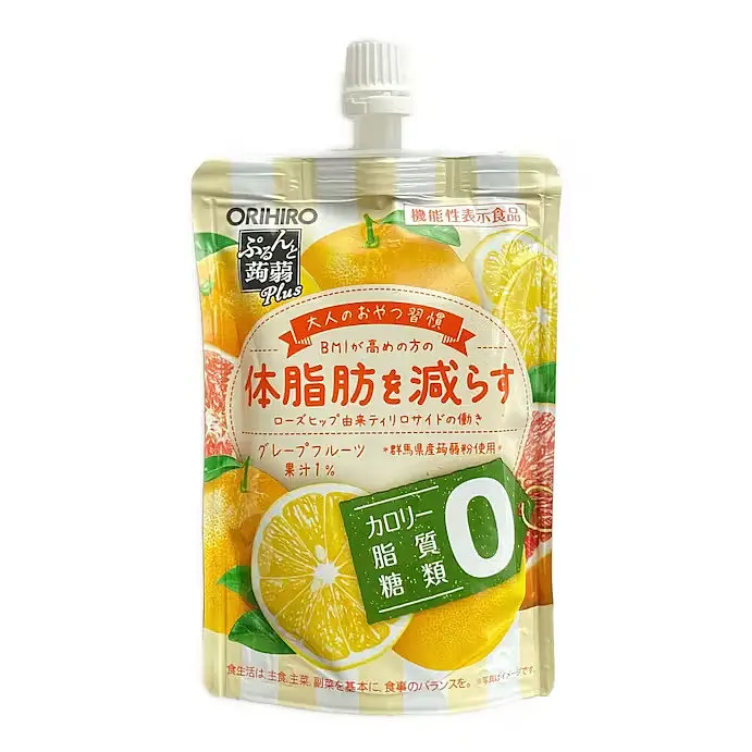 ORIHIRO Purunto Konjac Jelly питне безкалорійне конняку-желе (грейпфрут), 130 г