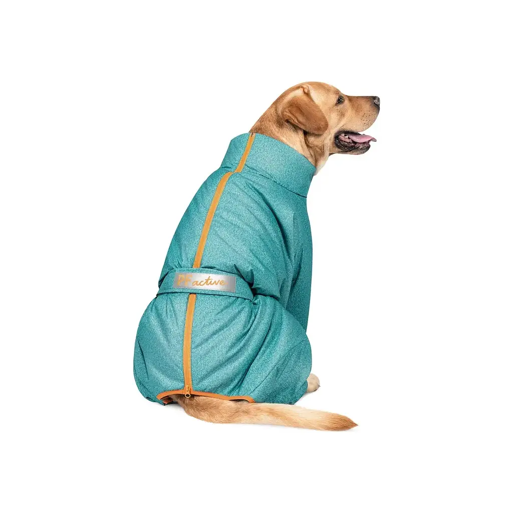 Комбінезон для тварин Pet Fashion «Cold» для такс XS (бірюзовий) (4823082425365) - фото 2