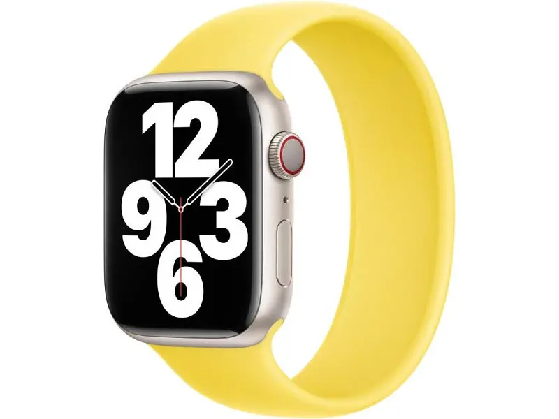 Ремешок Apple Canary Yellow Solo Loop - Size 4 Watch 42/44/45/49mm (MQW33) - фото 2