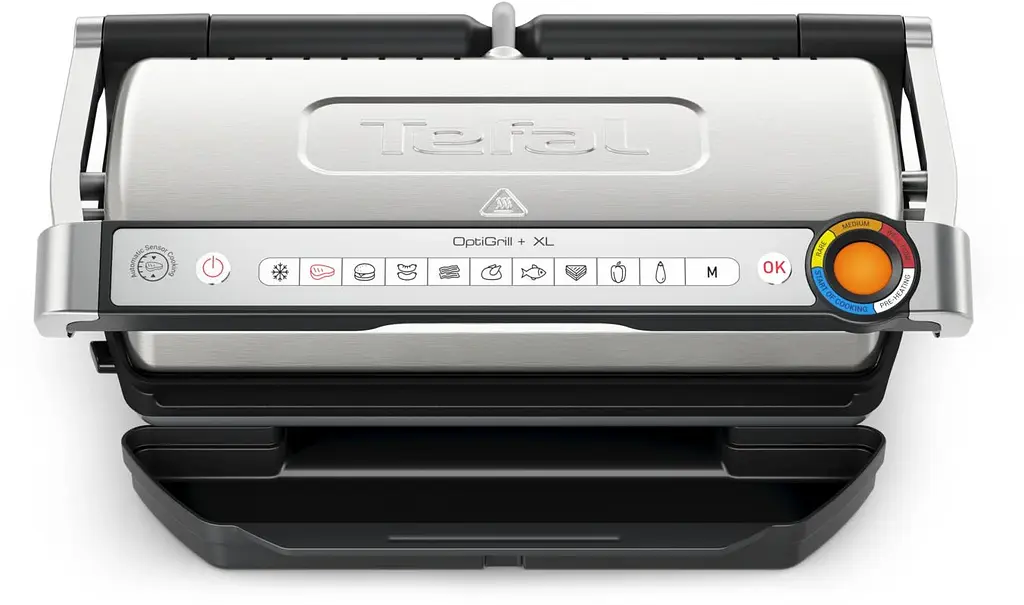 Гриль Tefal притискний OptiGrill+ XL 2000Вт з'ємні пластини алюміній метал (GC727D10) - фото 2