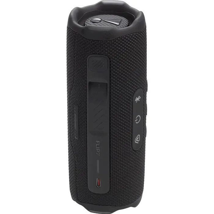 Колонка портативная 2.0 JBL Flip 7, Black, 30 Bт, Bluetooth, питание от аккумулятора, 4800 mAh, IPX7 водонепроницаемая (JBLFLIP7BLK) - фото 3
