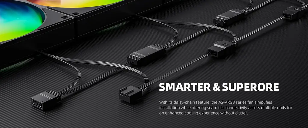 Вентилятор ID-Cooling AS-120-ARGB-K TRIO (AS-120-ARGB-K TRIO) - фото 3