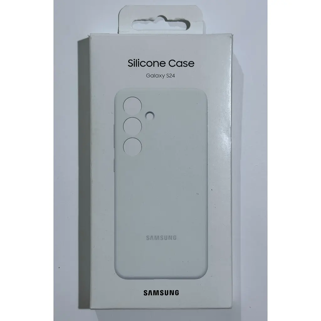 Оригінальний силіконовий чохол Samsung Silicone Case для Samsung Galaxy S24 (6.2") White EF-PS921TWEGWW - фото 3