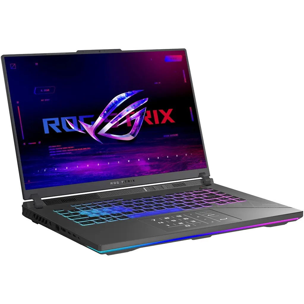 Ігровий ноутбук ASUS ROG Strix G16 G614JIR i9-14900HX 58GHz, QHD+, IPS, 16GB DDR5, 1TB, RTX 4070 8GB TGP 140W - фото 8