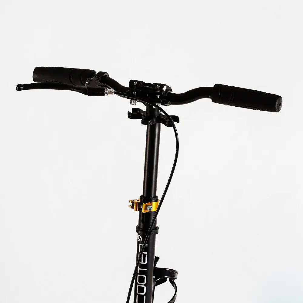 Самокат Best Scooter складаний 46.5х13.6х80-105 см Чорний 000231385 - фото 3