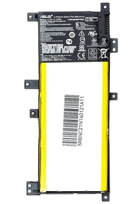 Акумулятор ASUS X455 (C21IN401) 7.5V 37Wh (NB430789)