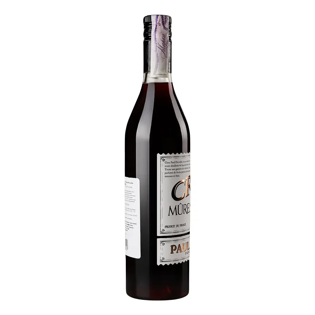 Ликер Paul Devoille Crème De Mûres Sauvages Wild Blackberry, Дикая Ежевика, 18%, 0,7 л (826948) - фото 3