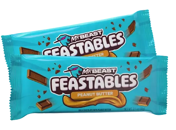 Шоколадний батончик Feastables MrBeast Peanut Butter Milk Chocolate 60 г - фото 2