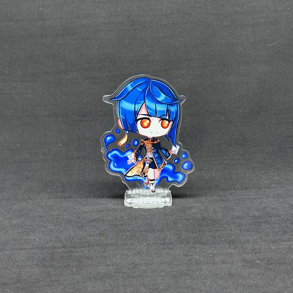 Акрилова колекційна фігурка Геншин Імпакт - Genshin Impact Chibi Сін Цю (Xing Qiu) 1 10 см