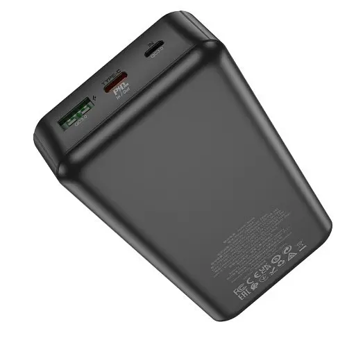 Зовнішній аккумулятор Hoco J102A Cool figure 20W PD QC3.0 20000mAh чорний 6931474783622 - фото 2